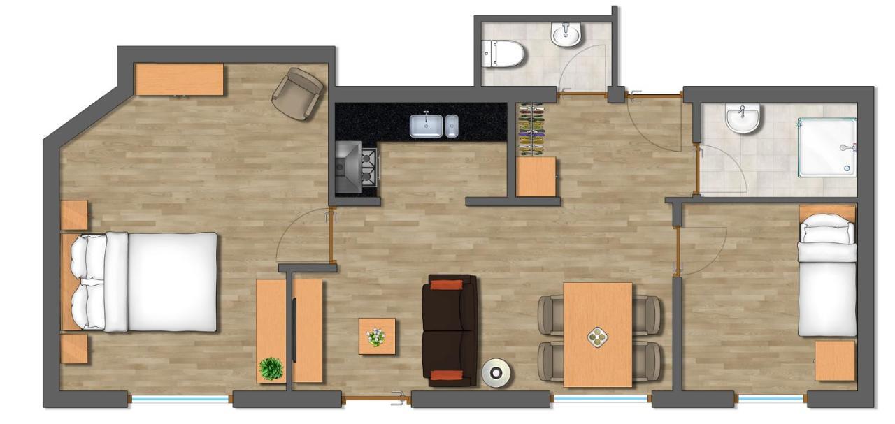 Apartmán Haus Kleiner Turm Schruns Exteriér fotografie