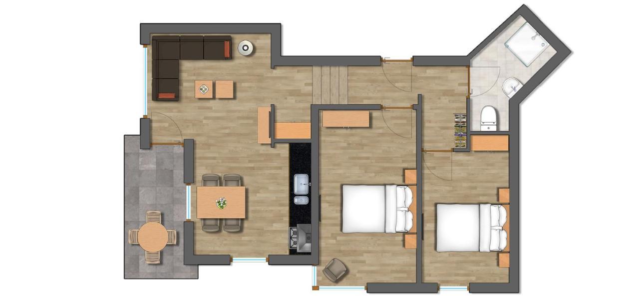 Apartmán Haus Kleiner Turm Schruns Exteriér fotografie