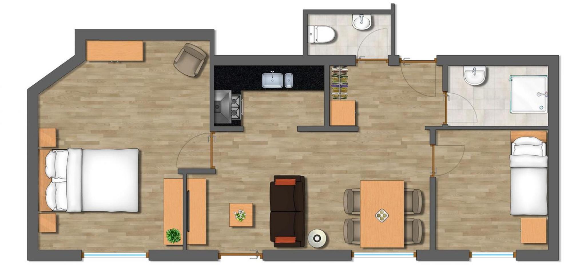 Apartmán Haus Kleiner Turm Schruns Exteriér fotografie