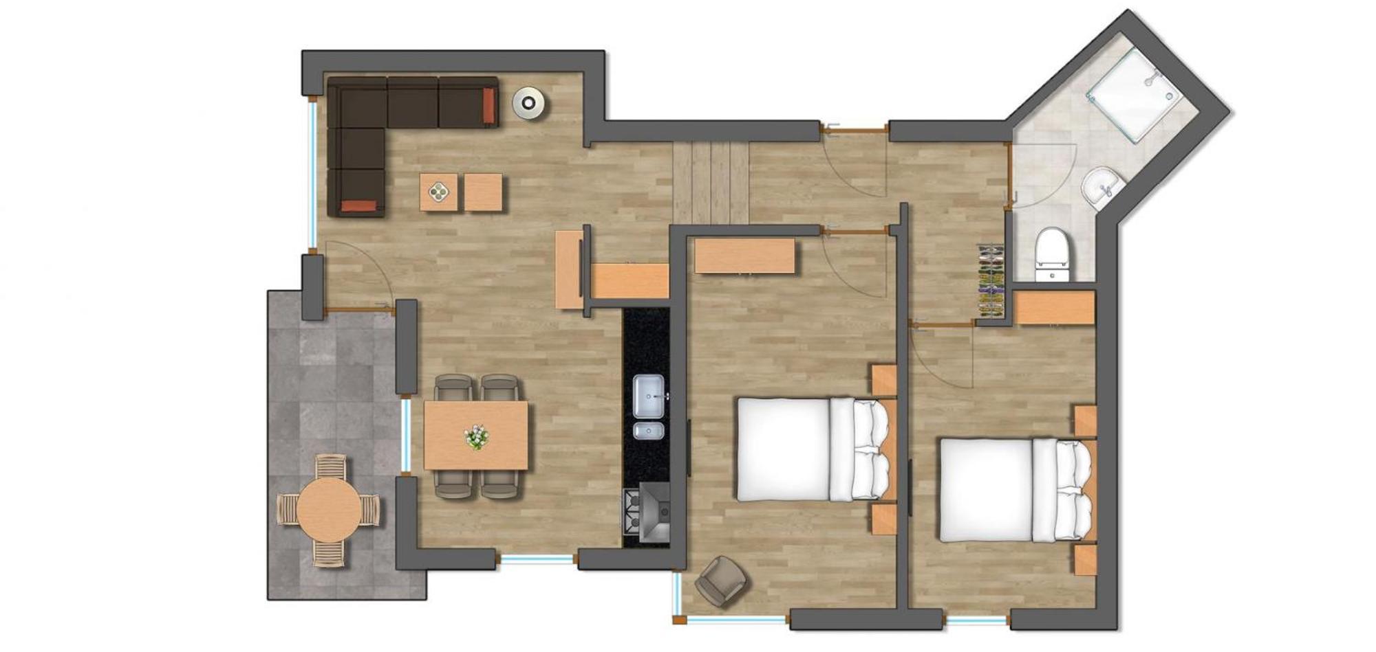 Apartmán Haus Kleiner Turm Schruns Exteriér fotografie